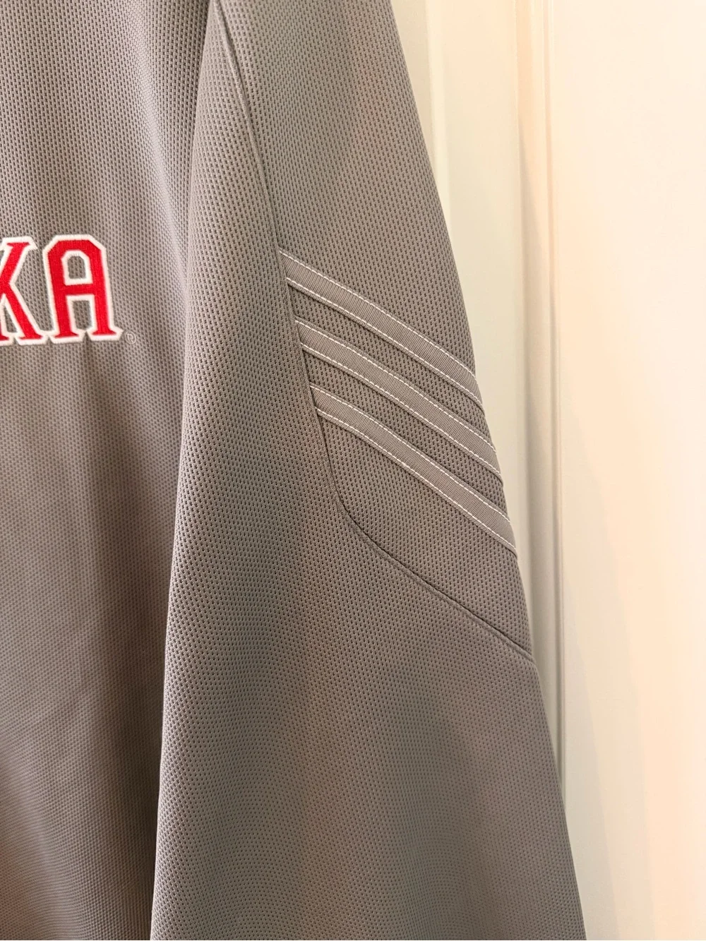 Adidas Nebraska Cornhuskers Men’s Large Gray ClimaWarm Crewneck Sweatshirt
